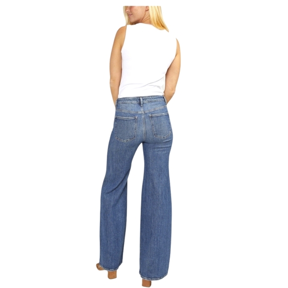 NWT Silver Jeans Isbister High Rise Wide Leg 28" x 31" - Picture 2 of 11